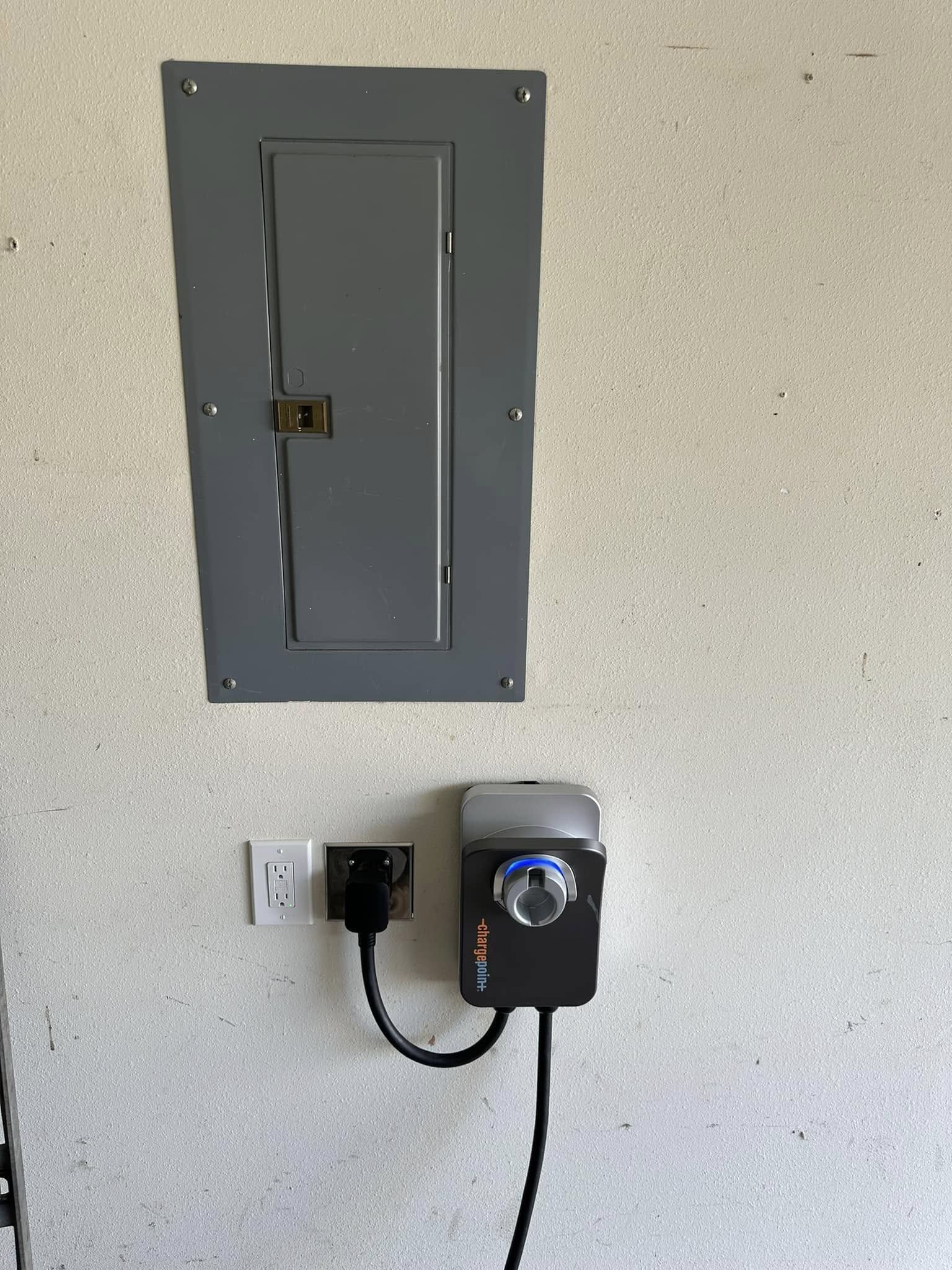 EV charger installation